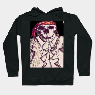 Comic pirate skull Hoodie